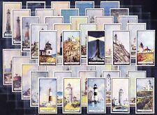 Wills (Three Castles New Zealand Issue) LIGHTHOUSES 1926 Set Of 50 *Exc Cond*