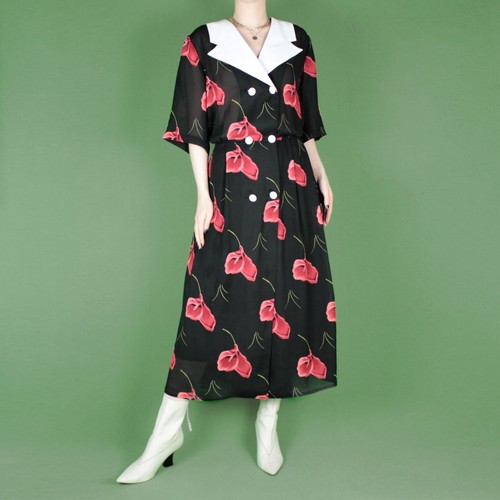 Vintage 80s 90s black red - black,