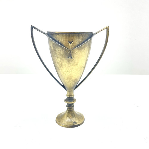 Vintage metal trophy - vintage,