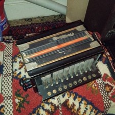 Vintage 1 Row 2 Stop Melodeon 