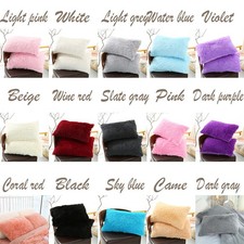 UK Long Fluffy Plush Throw