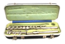 Vintage BOOSEY & HAWKES Regent Key Of C Concert Flute With Hard Case -W46