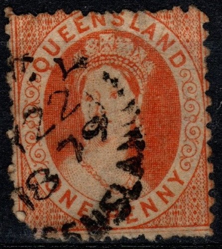 Queensland 1860 1d - queensland,