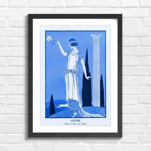 Art deco classical woman - art,