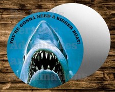 Metal round sign jaws bigger - metal,
