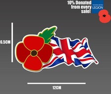POPPY VINYL STICKER UNION JACK