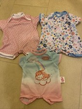 Baby Doll Outfits Clothes Small Baby Annabell Rompers