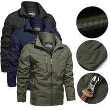 Mens Windproof Spring Jackets Outdoor Tactical Coats Soft Shell Military Jacket