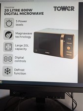 Tower Rose Gold Digital  20L 800W Solo Microwav