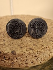2x Antique Iron Wax Matrix Wax Seal’s  1800’s