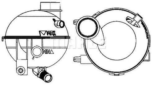 Mahle expansion tank crt14000s - mahle,