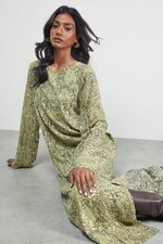 Warehouse Snake Dress Womens