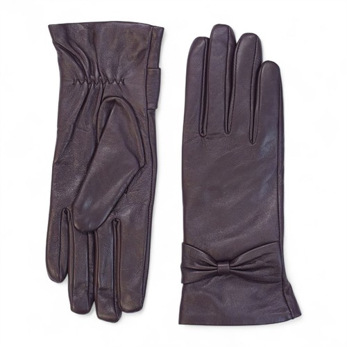 Ladies purple italian leather - purple,