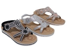 LADIES WOMENS WEDGE SANDALS