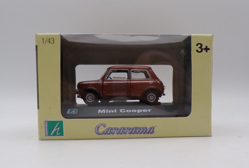 Cararama mini cooper brown - cooper,