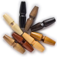 30-60mm Wooden Toggle Buttons