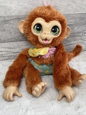 FurReal Friends Cuddles My Giggly Monkey Interactive Pet Hasbro With Sounds