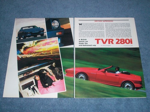 1988 tvr 280i - 280i, driving