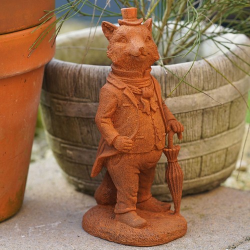 Cast iron fox - mr, garden