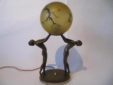 ANTIQUE ART DECO LAMP RARE