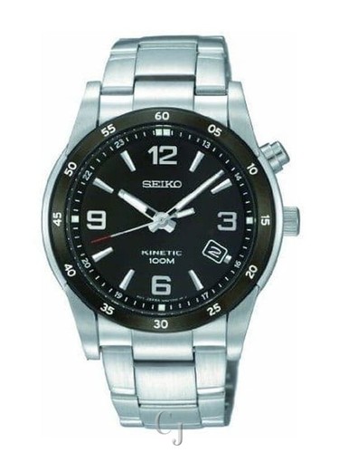 Seiko kinetic black dial - kinetic,