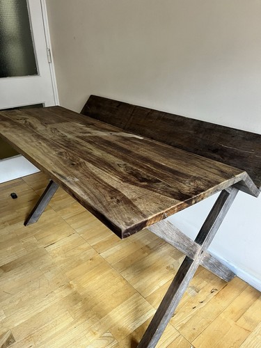 Vintage solid oak - vintage, table