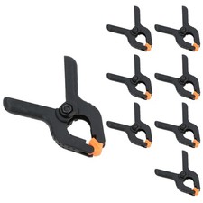 8pc 2-1/2" Micro Plastic Clamp Nylon Spring Clamps Grips Clips Market Stall