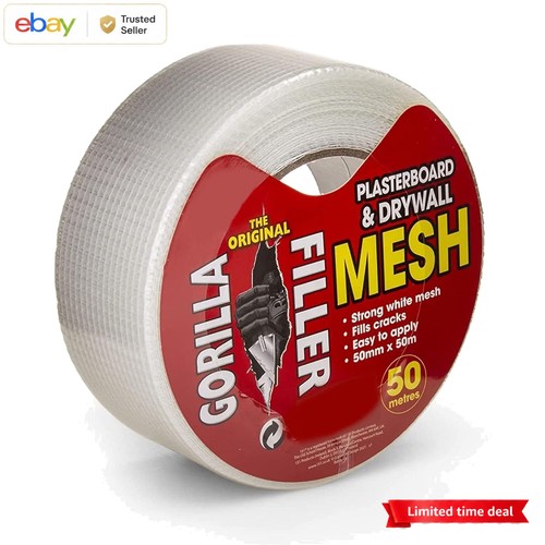 50mm 50m white drywall - x, scrim