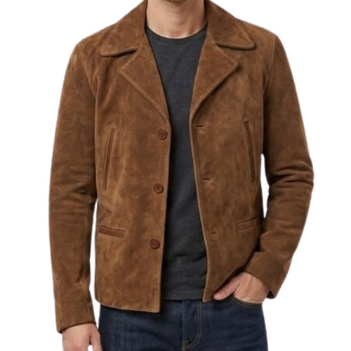 Men suede jacket - 70's,