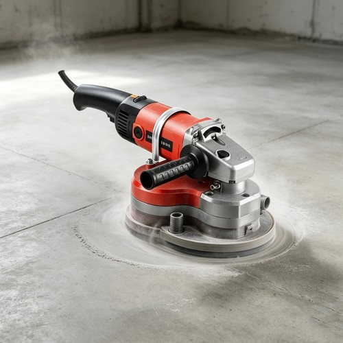 Three head dust free polishing - three, dust-free