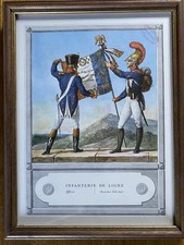 Napoleonic French Line Infantry. Bardin’s 1812 Uniform Regulation Framed Print 