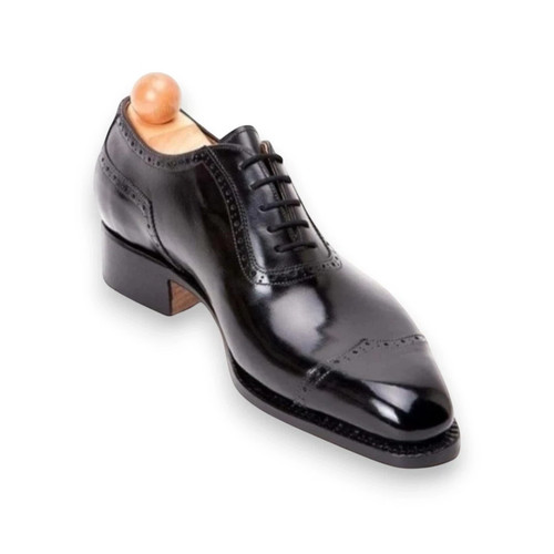 Men handmade black genuine - handmade,
