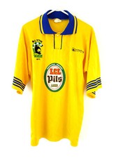 Blyth Spartans Away Shirt 1997. Small Adults. Original Yellow Football Top Only