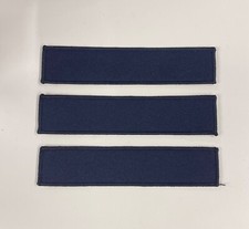 3 x Navy Blue Name Tapes Royal