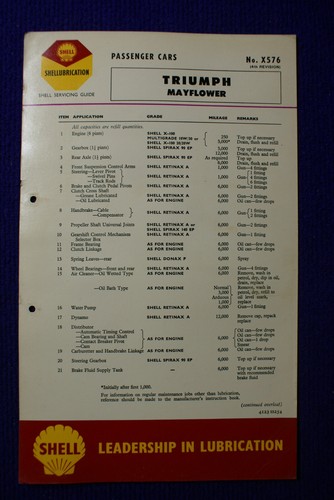 Triumph mayflower shell - mayflower,