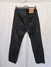 Levi's 521  Regular Straight Black Jeans W34 L34 Made In UK Vintage