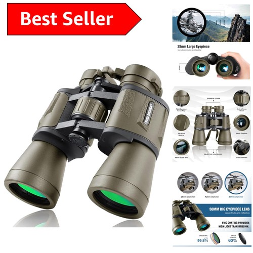 Compact 20x50 binoculars with - 20x50,