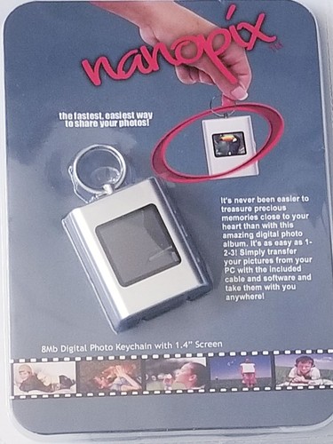Nanopix digital photo keychain - nanopix,