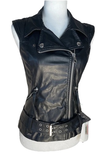 Miss sixty black leather - leather, biker