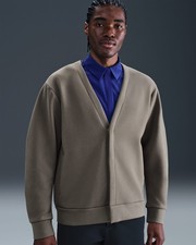 Nike 24.7 Impossibly Soft Men's Dri-Fit Cardigan 'Cave Stone' S M L RRP £105