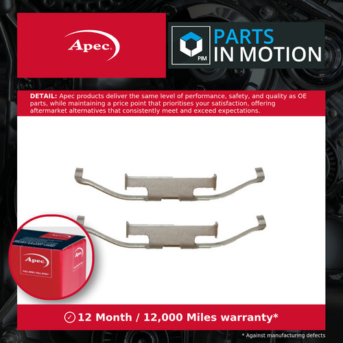 Brake pad fitting kit fits - pad, bmw