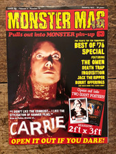 MONSTER MAG #6 - Reissue - 1970s Horror poster mag/Carrie/Omen/Burnt Offerings