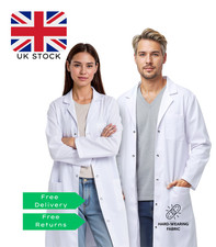 Unisex White Lab Coat Doctor