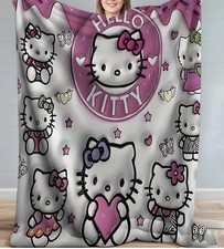 NEW HELLO KITTY THROW BLANKET