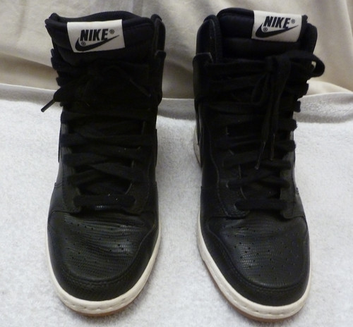 Nike wedge trainers black size - wedge,