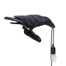 Lucky Bird Crow Lamp Resin