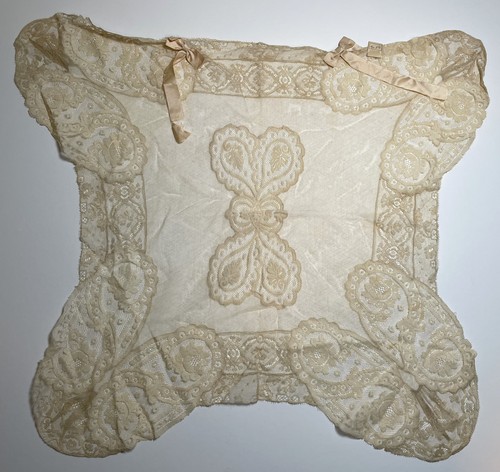 Antique needle lace floral - antique,