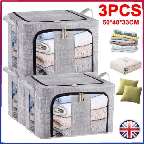 3pcs 66l folding storage - 3pcs,