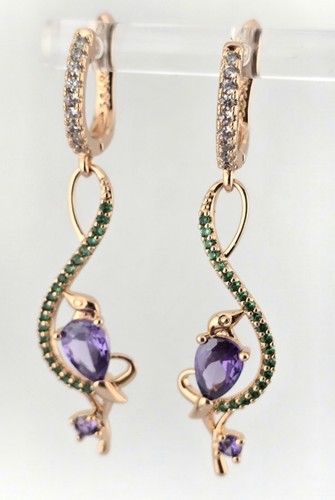 14k rose rolled gold amethyst - 14k,