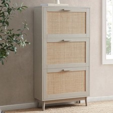 Dusk Isla Shoes Cabinet Taupe